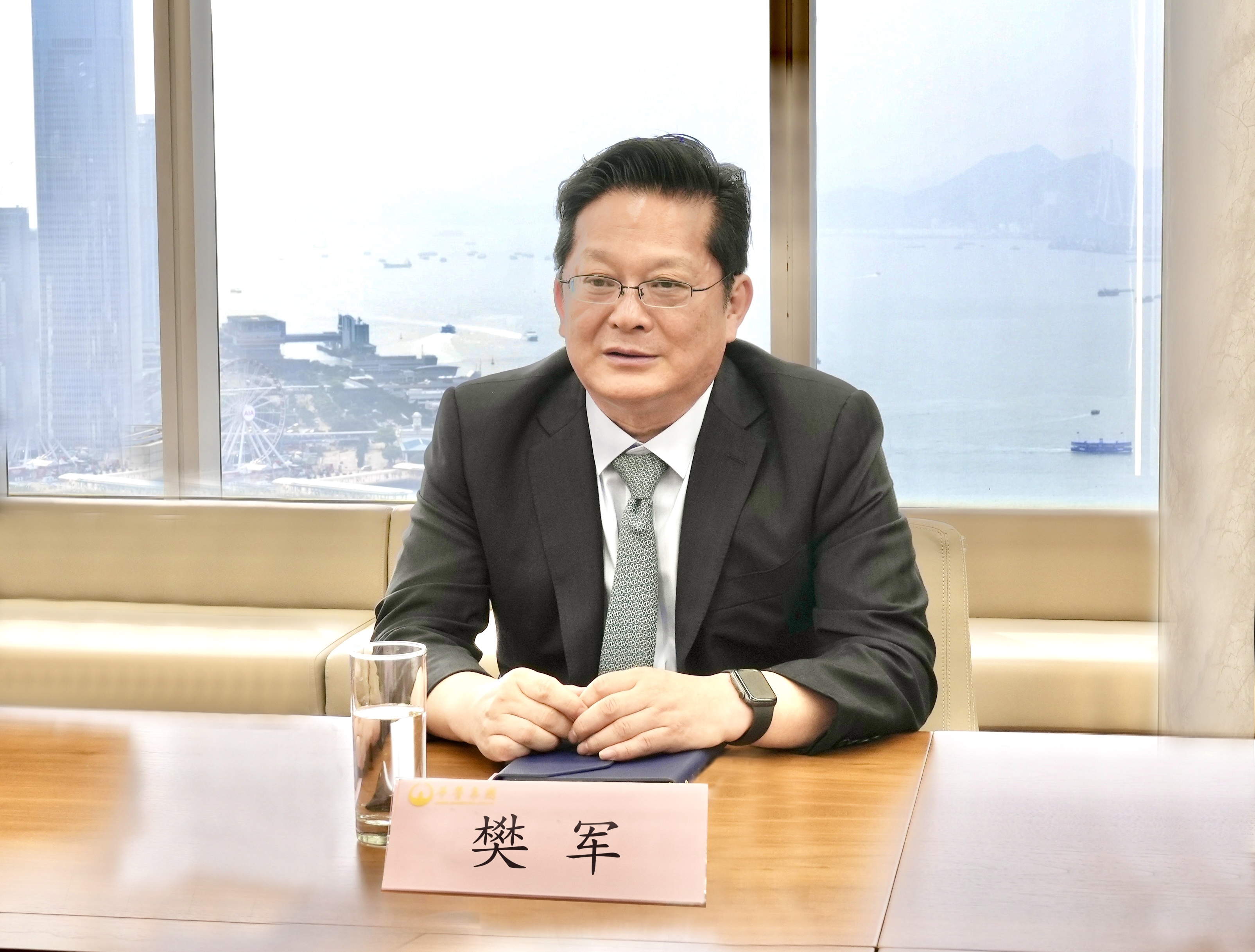 王書堅副主席到(香港)華魯集團調研-3